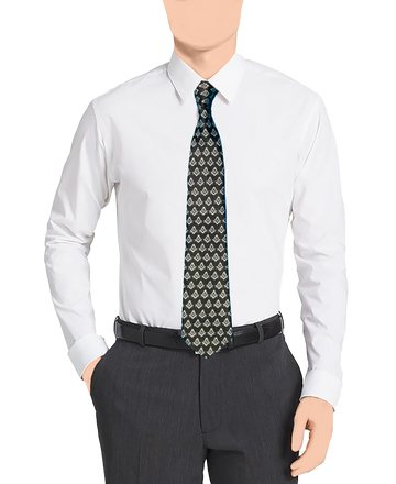 Masonic Black Tie - Square and Compass Design: Masonic Profession Collection