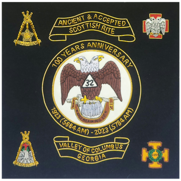 Centennial Ceremony Gift Frame - Scottish Rite - Valley of Columbus, GA