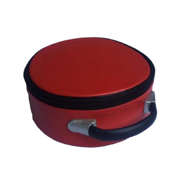 Masonic Crown Cap Case - Premium Quality Red Faux Leather