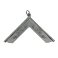 Worshipful Master Masonic Jewel with square emblem, silver-plated finish – crafted by Zeebro