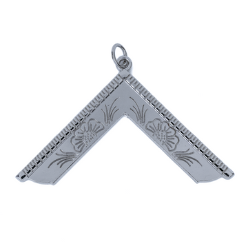 Worshipful Master Masonic Jewel – Authentic Blue Lodge Officer Jewel | Silver-Plated Masonic Regalia for Lodge Installations | Zeebro
