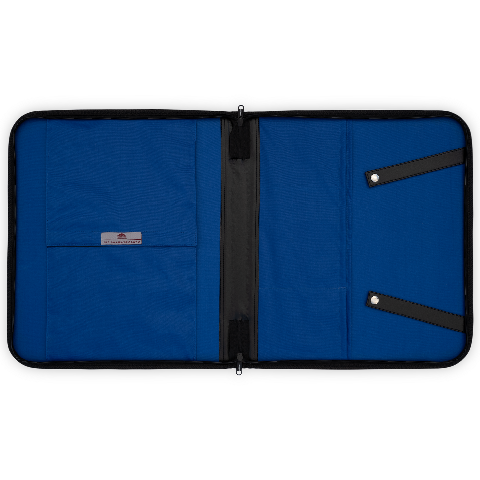 Black Faux Leather Apron Case with Master Mason Emblem