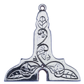 Senior Warden Jewel – Level, silver Masonic officer jewel