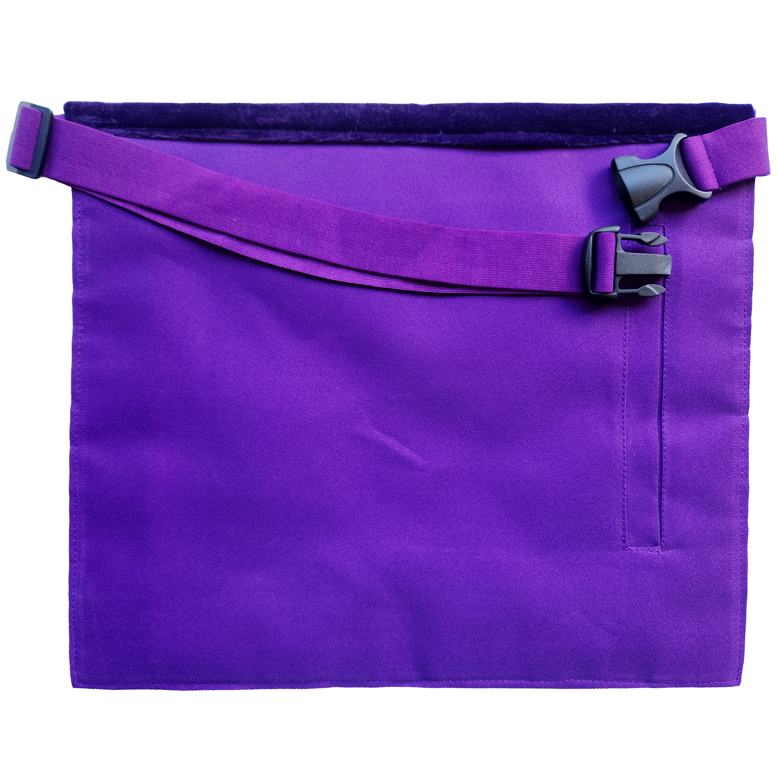 Grand Orator Apron - Gold Bullion Hand-Embroidery on Purple Velvet