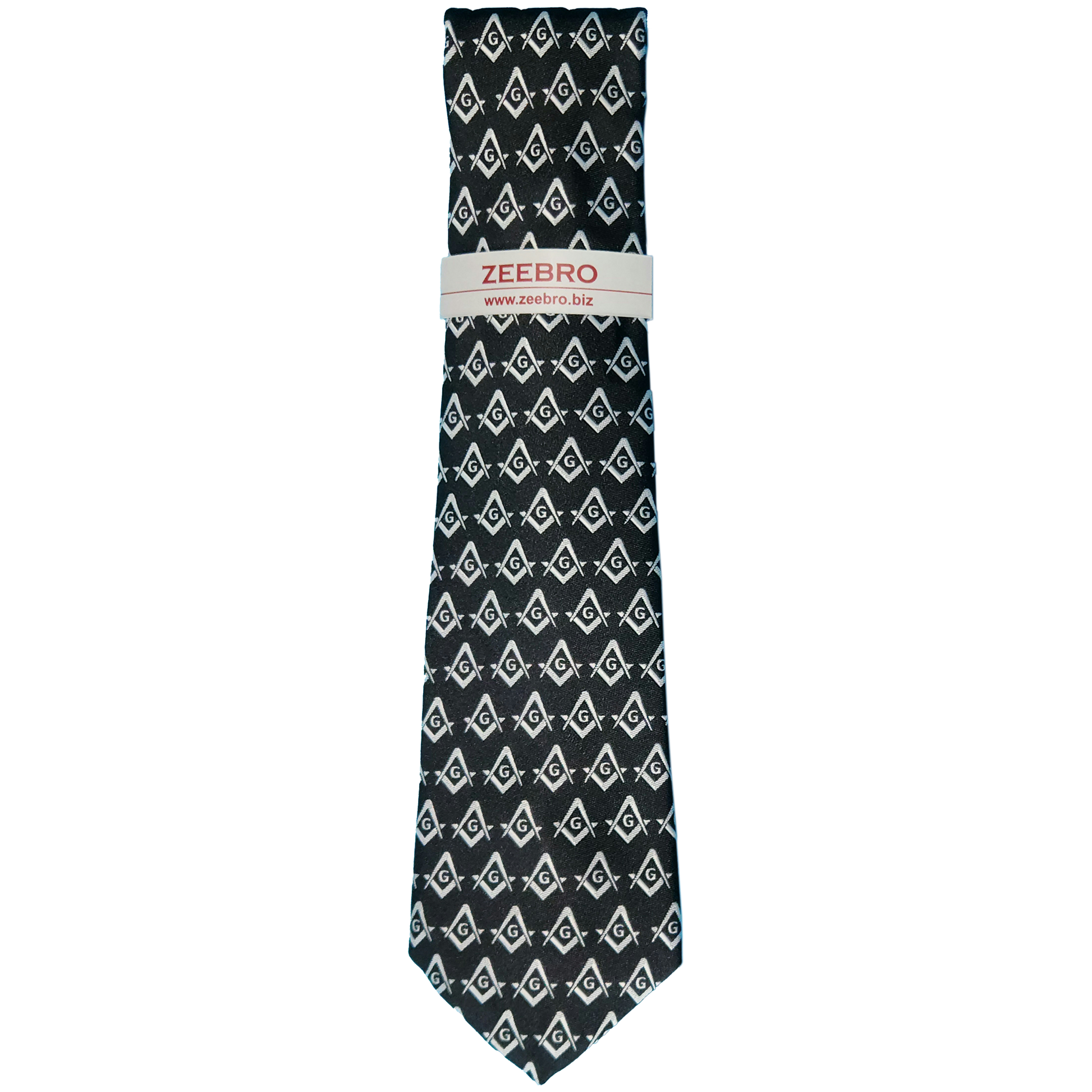 Classic Masonic Black Tie – Essential Lodge Accessory – Master Mason Essentials Bundle