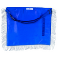 Elegant Masonic apron with adjustable elastic belt and side-release buckle for a secure fit