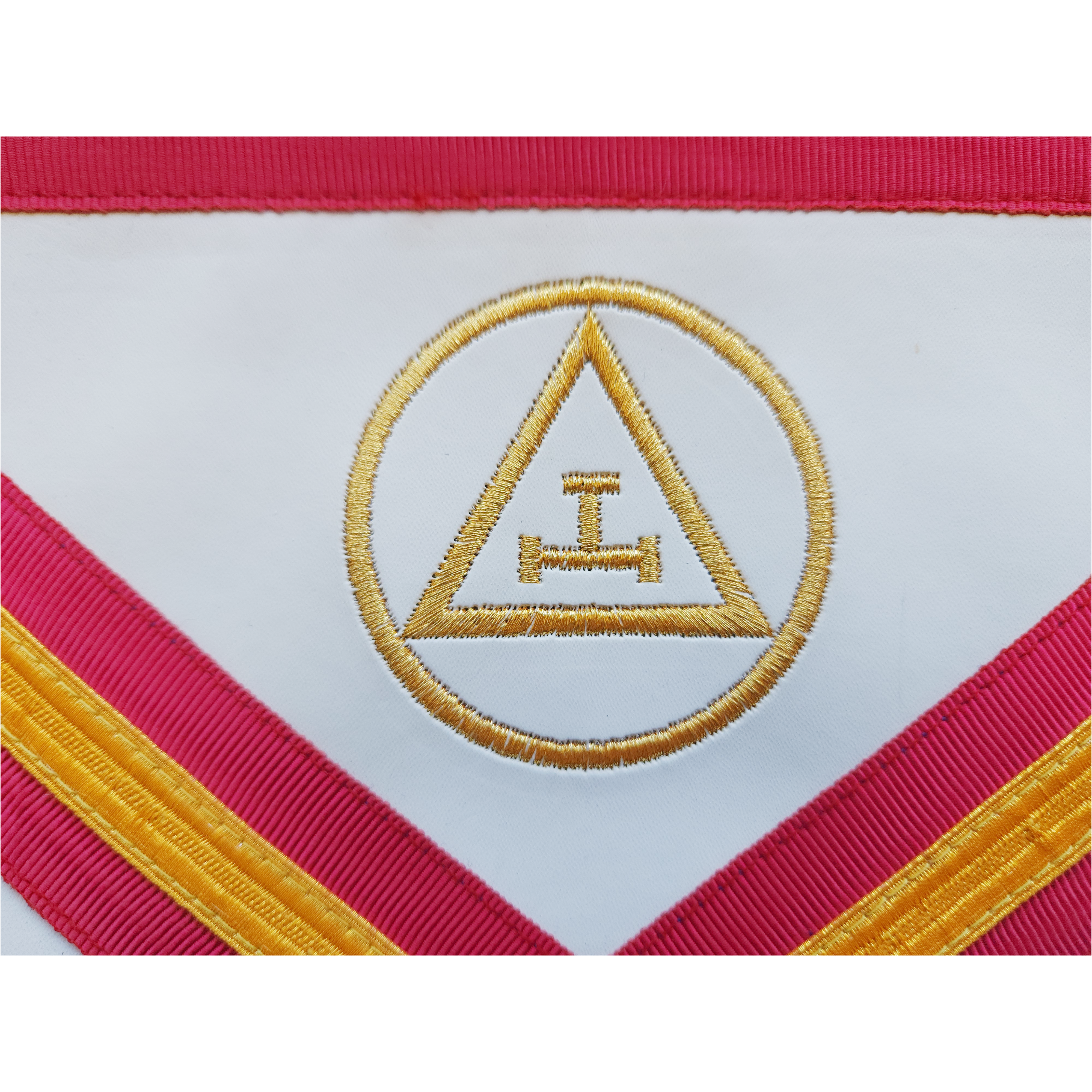 Royal Arch Chapter Apron - Gold Lace with Golden Metal Tassels