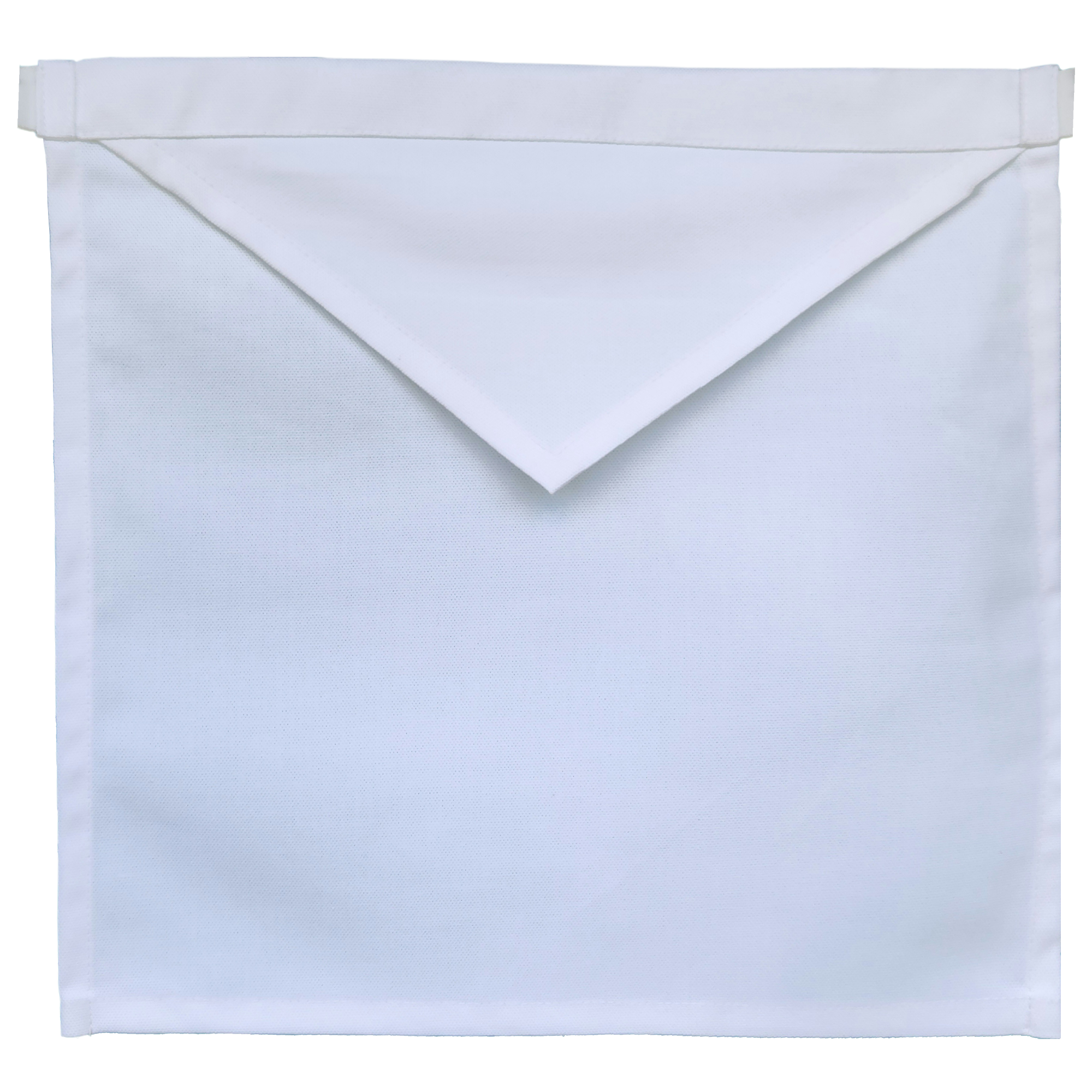 Entered Apprentice - Masonic Blue Lodge White Cotton Apron