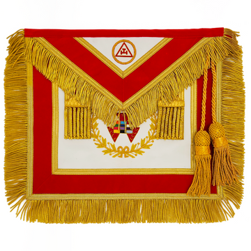 Royal Arch Past High Priest Apron – Handcrafted York Rite Masonic Regalia in Gold Bullion